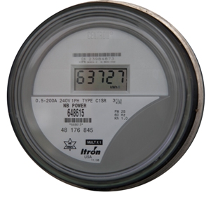 image of an LCD meter